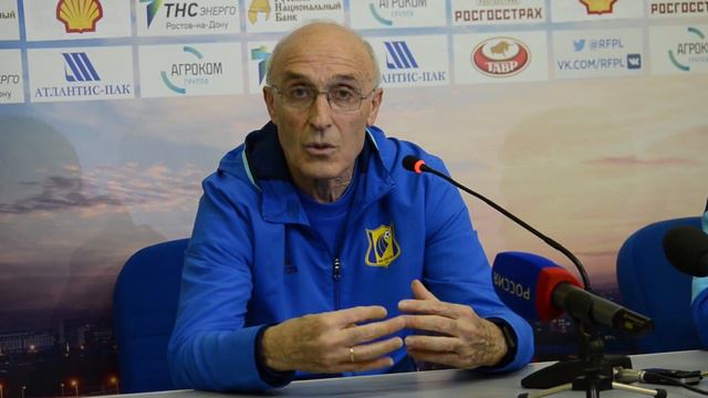 Пресс-конференция после матча ФК "Ростов" - ФК "ЦСКА", 2:0, грустный Слуцкий и довольный Данильянц смотреть онлайн