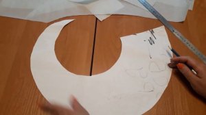 Моделирование и раскрой блузы с воланами