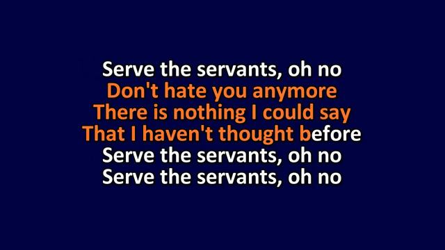 Nirvana - Serve The Servants - Karaoke Instrumental Lyrics - ObsKure
