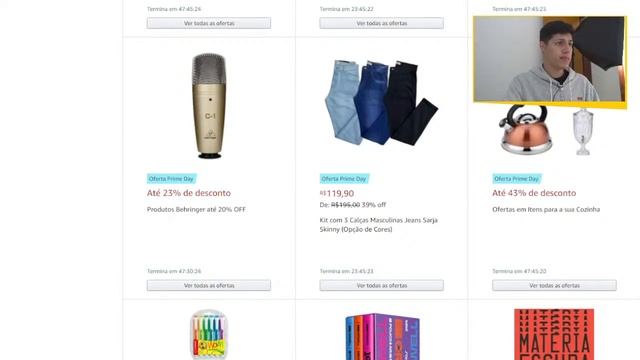 É AGORA! As MELHORES OFERTAS DO ANO NA AMAZON! Bora ECONOMIZAR! смотреть онлайн
