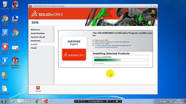 HOW TO INSTALL SOLIDWORKS 2016 CRACK in Windows 7/8/10 смотреть онлайн