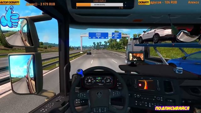 Euro Truck Simulator 2. Update 1.36 Open Beta. Геймпад (gamepad) Xbox 360. Корсика. [ETS2, ЕТС2] смотреть онлайн