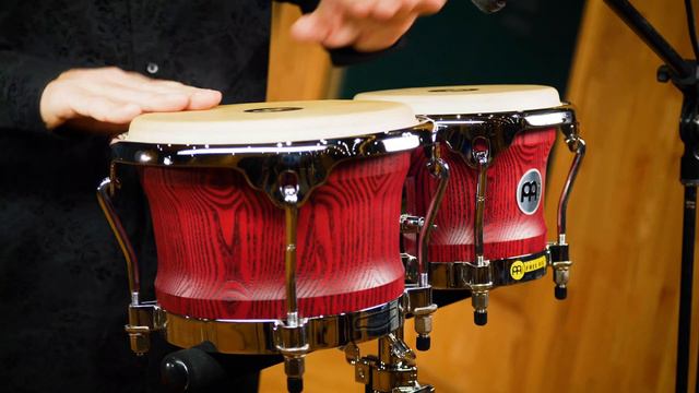 Woodcraft Series Wood Bongos - Vintage Red - WB400VR-M смотреть онлайн