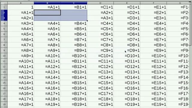 Ooo3 calc, inserimento a destra, riferimenti relativi смотреть онлайн