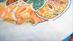 Вышивка. Бэкстич в две и одну нить. Как сделать, чтобы было красиво.