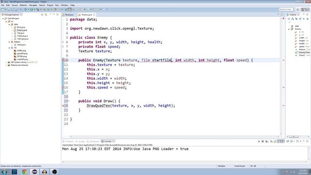 Java Game Programming - Making Enemies смотреть онлайн