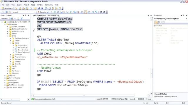 SQL Server Protecting from Schema Changes смотреть онлайн