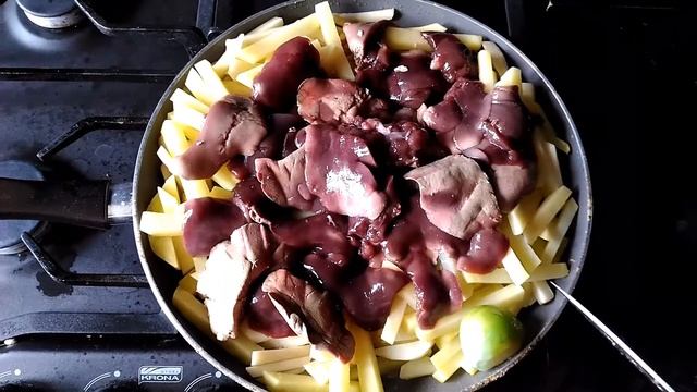ПЕЧЕНЬ КРОЛИКА, КАРТОШКА И ЧЕСНОК ОЧЕНЬ ВКУСНОЕ БЛЮДО 05 июля 2017 года, Тула. смотреть онлайн