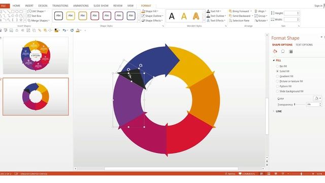 How to Create Cyclic Arrow infographic Using Microsoft PowerPoint -Free Download смотреть онлайн