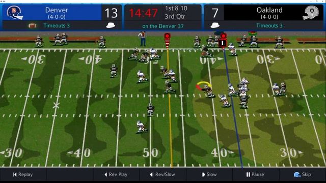 Pro Strategy Football 2021 - 1977 NFL Broncos vs Raiders Week 5 смотреть онлайн