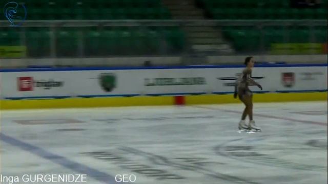 Инга Гургенидзе Dragon Trophy 2023 junior FP (3A,3A+2T) смотреть онлайн