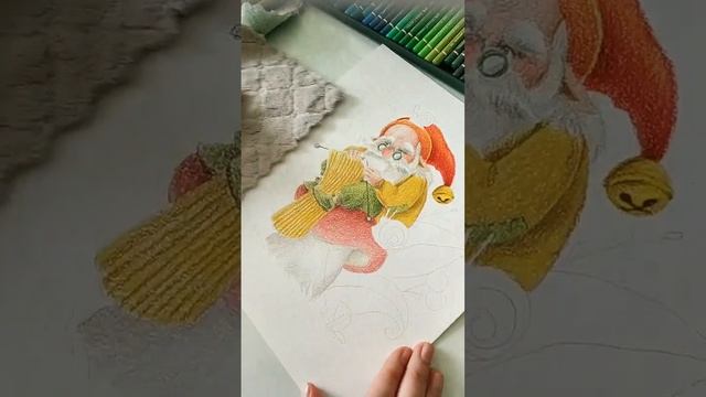 Рисуем гнома карандашами с Мартой Май смотреть онлайн