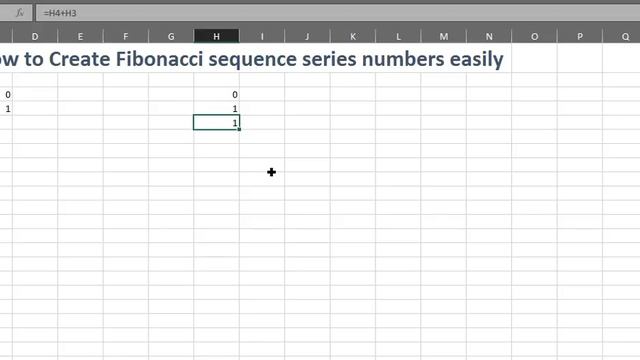 How to Create Fibonacci Sequence Series Numbers Easily in Microsoft Excel? смотреть онлайн