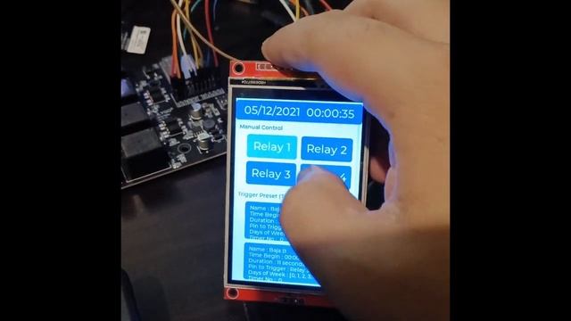 ESP32 LVGL8 Micropython Water Timer Test смотреть онлайн