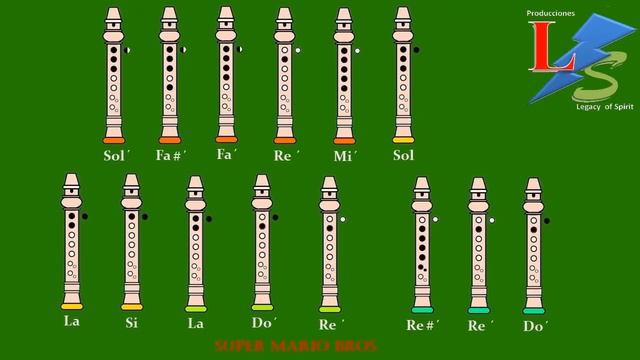 Super Mario World - Level Complete (Course Clear) en Flauta Dulce 