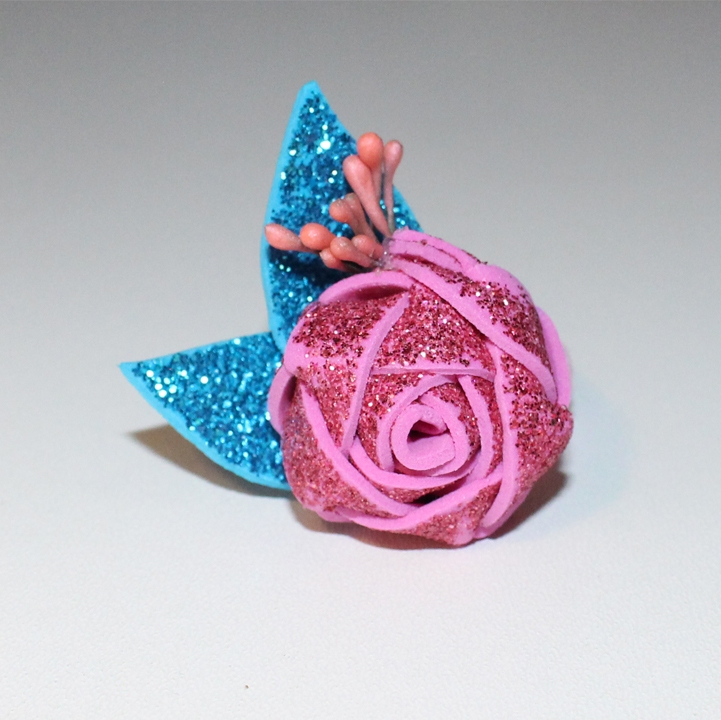 Красивая & простая роза из фоамирана | Цветы из фоамирана | Аксессуары для волос [Просто] смотреть онлайн