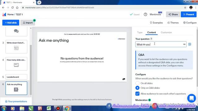 CARA MEMBUAT SOAL MENGGUNAKAN MENTIMETER смотреть онлайн