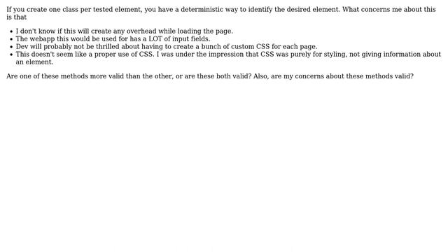 Selenium Testing w/ dynamically generated element id's: XPATH or CSS selectors? смотреть онлайн