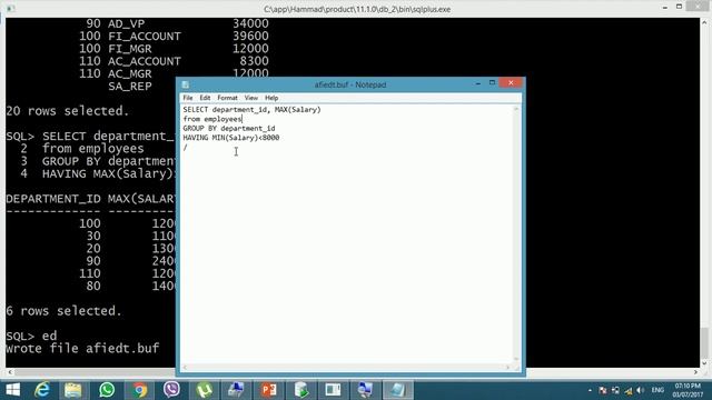 Oracle Lecture 5-(Part 2) смотреть онлайн