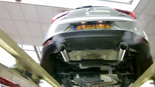 Mazda CX-3 SkyActiv G 2.0 GTM - Maatwerk einddemper van EPS Uitlaten смотреть онлайн