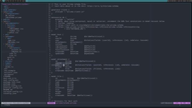Using Prisma/tRPC/NextAuth.js to save user posts in database смотреть онлайн