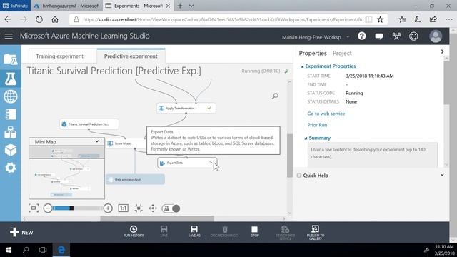 Azure Machine Learning - Export Data to Azure SQL смотреть онлайн