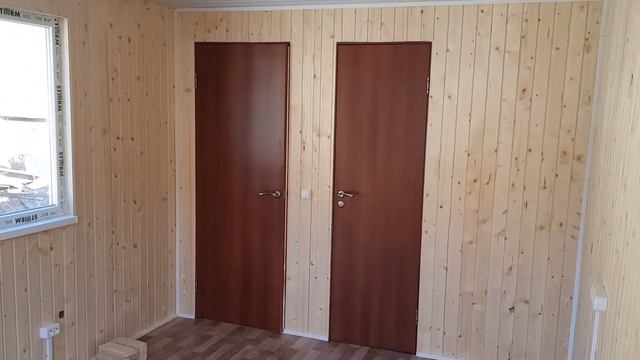 Дачный домик (бытовка) 6х3м с перегородками КРЫМТЕХКАРКАС смотреть онлайн