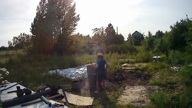 8. Заброшенная дача. Уборка территории. смотреть онлайн