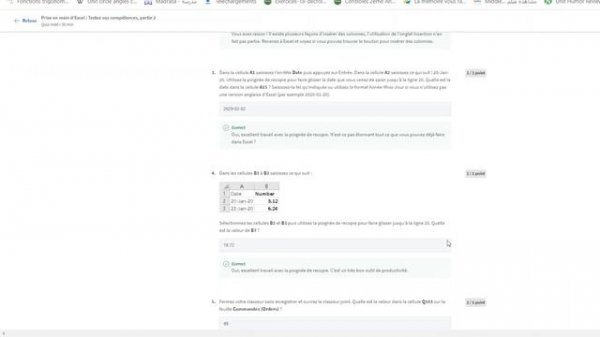 Coursera | Excel Skills for Business: Essentials All Quizzes Answers and Solutions Week 1