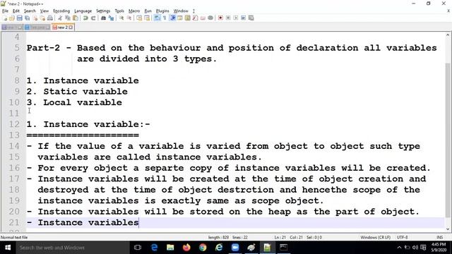 Types of Variables in JAVA | Primitive, Reference, Instance, Static & Local variables смотреть онлайн