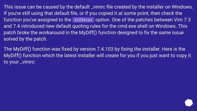 Can't run Vimdiff (7.4) on Windows 7 смотреть онлайн