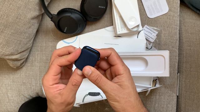 Unboxing my new Apple Watch ⌚️ series 6 blue. (In Pashtoo) #iphone #applewatch смотреть онлайн