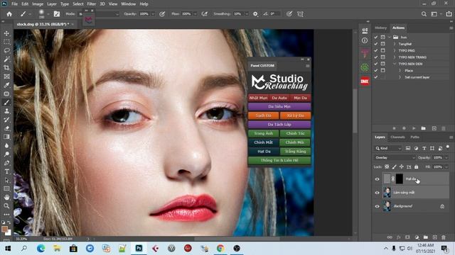 Share Panel Photoshop : Panel Retouch Custom смотреть онлайн