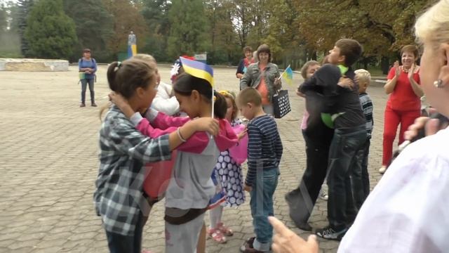 Детский праздник в День Государственного флага Украины. #Красногоровка смотреть онлайн
