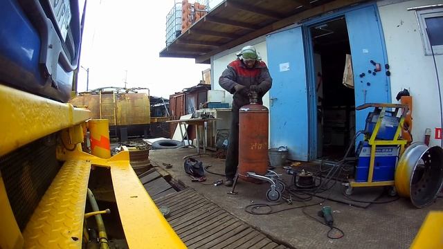Пескоструй из газового баллона. Часть первая. смотреть онлайн