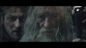 Властелин Колец / Гендальф и Балрог (полная битва и преображение Гендальфа)