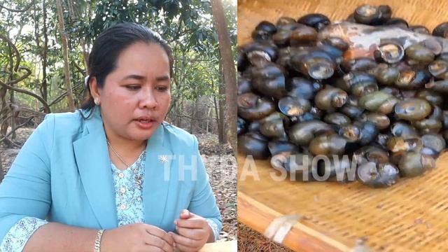 React ! Beautiful girl picked make snails and cooking in stewed duck feet смотреть онлайн