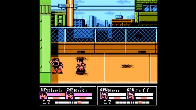 Nekketsu Kakutou Densetsu (Riki Kunio) NES Netplay Co-op No Deaths Speedrun In 20:13