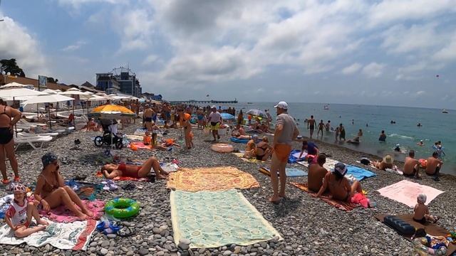 Привет от Санька! Лазаревское 25.06.2021.?ЛАЗАРЕВСКОЕ СЕГОДНЯ?СОЧИ. смотреть онлайн