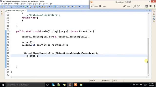 What is clone() and hashCode() function in Object Class of Java Language?. смотреть онлайн