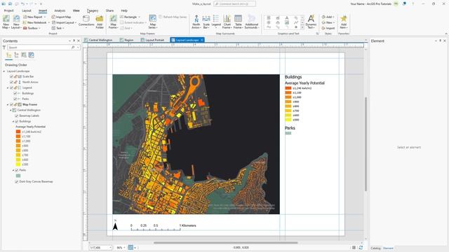 Make a layout in ArcGIS Pro смотреть онлайн