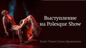 Выступление Елены Дружининой на Polesque Show