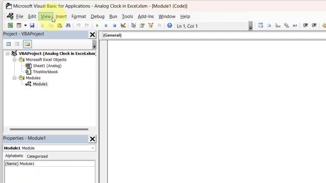 How to create a Live and Beautiful Analog Clock in Excel using VBA? смотреть онлайн