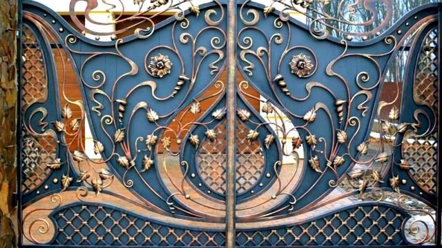 Художественная ковка ворота смотреть онлайн