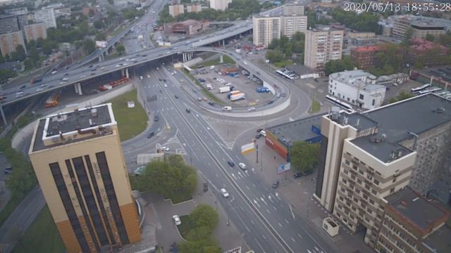 Москва - Нижегородская улица - веб камера 13.05.2020, 15:56