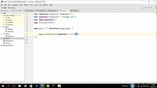 node.js exports kullanımı смотреть онлайн