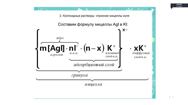 Химия - 11 класс - Понятие о дисперсных и коллоидных системах смотреть онлайн