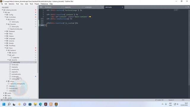 SISTEMA WEB PARA DOCENTES (Video 2) : Codeigniter 4 /Bootstrap 4.6 /JQuery /PostGreSQL/Plantilla We смотреть онлайн