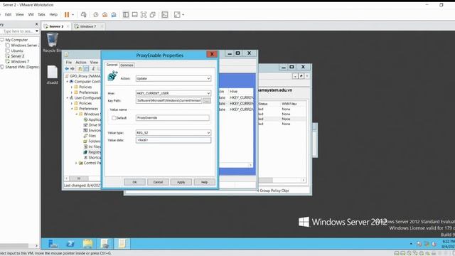GPO triển khai proxy server window server2012(GPO Force Proxy server in Server 2012) смотреть онлайн