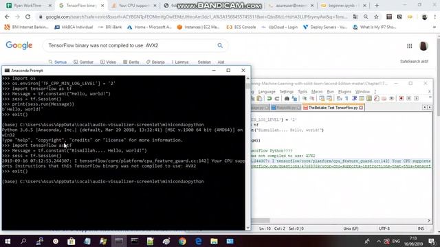 How to fix AVX2 TensorFlow Python смотреть онлайн